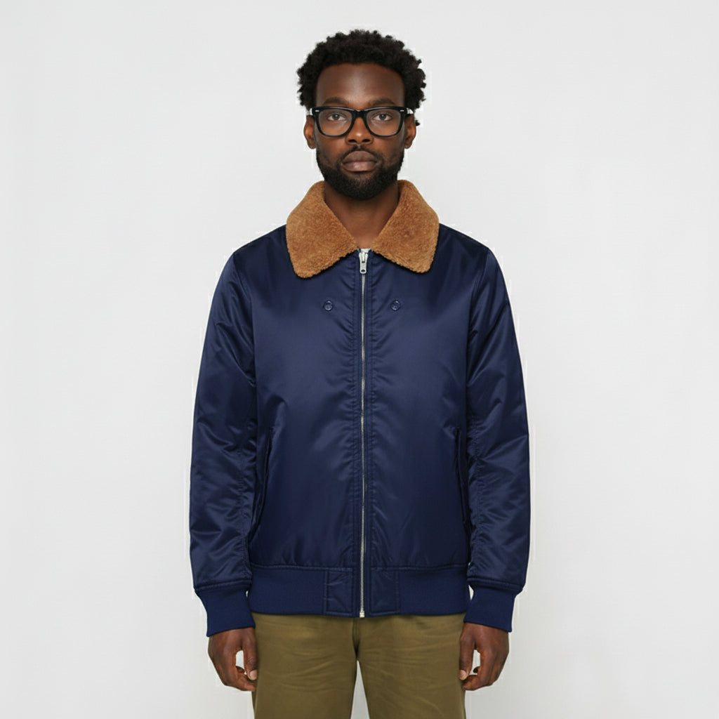 Blouson bomber navy