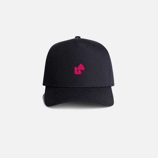 Casquette mini coeur navy