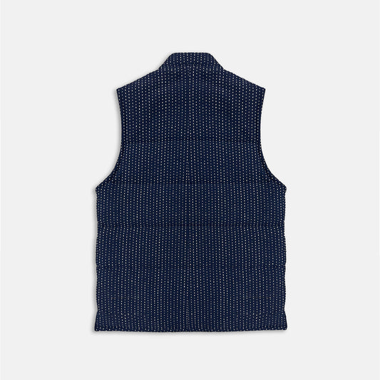 Gilet doudoune indigo
