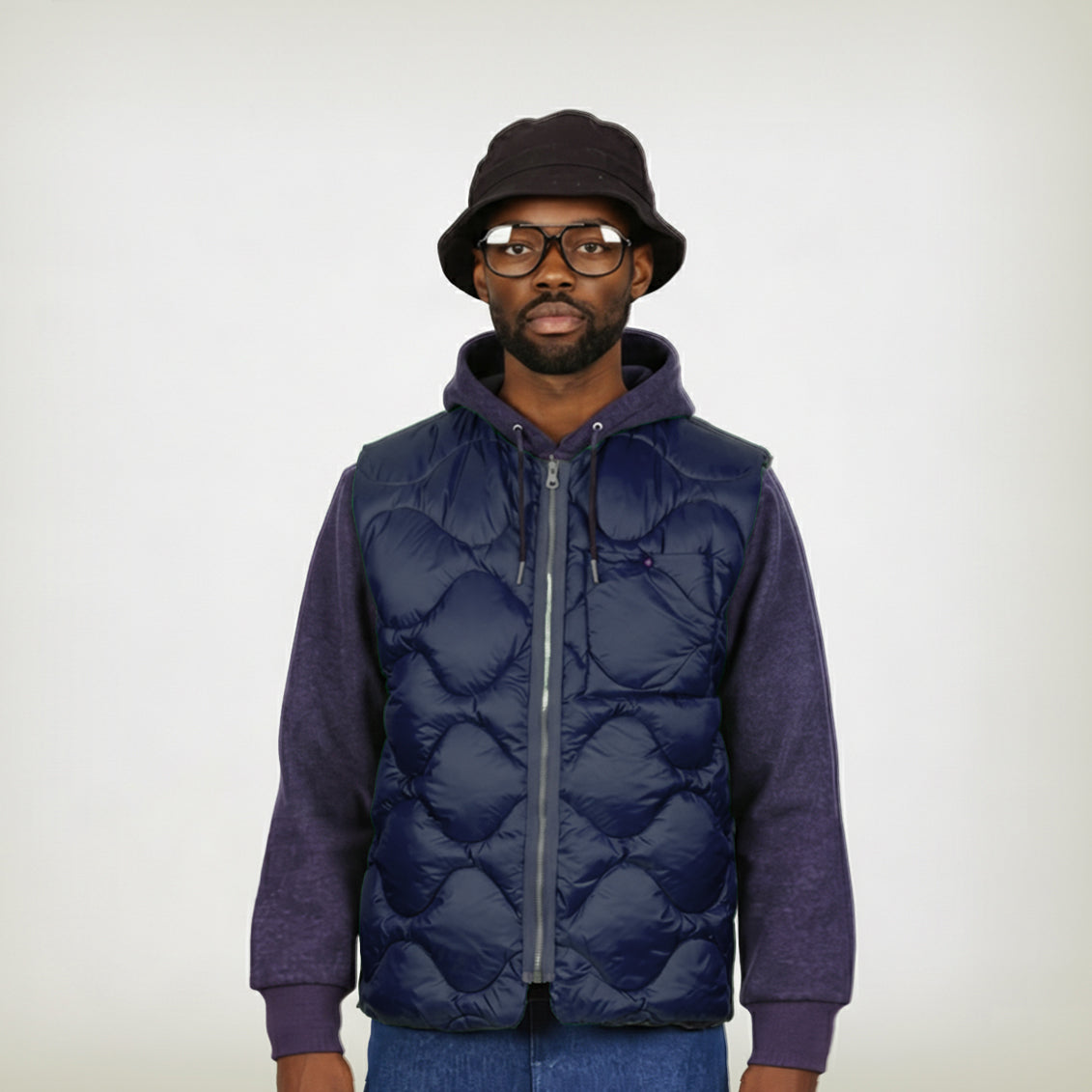 Gilet doudounne navy