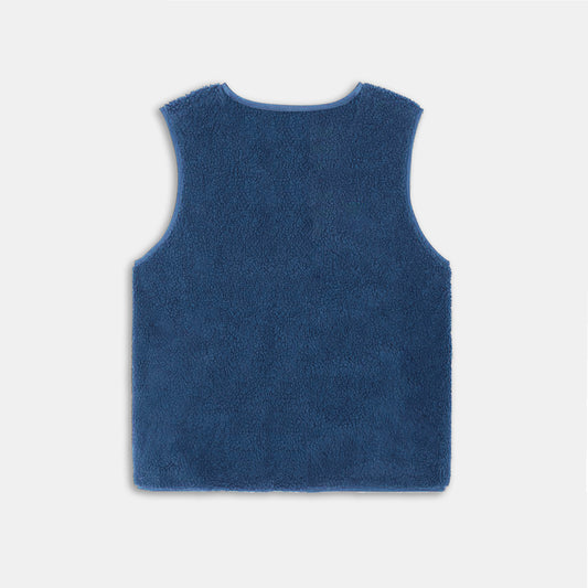 Gilet sherpa bluesy