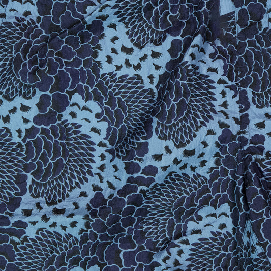 Indigo Peony Jersey