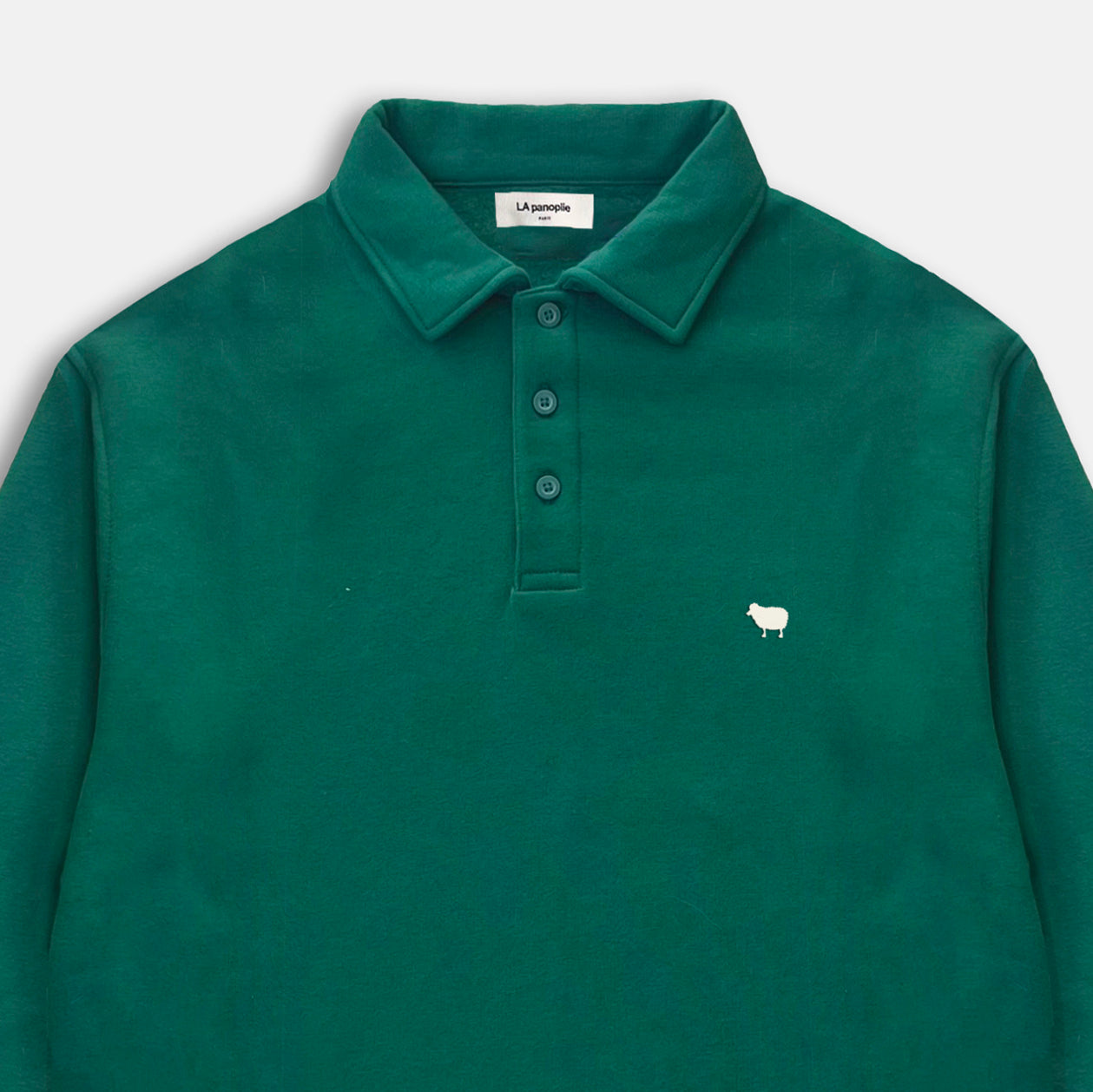 Sweat polo vert