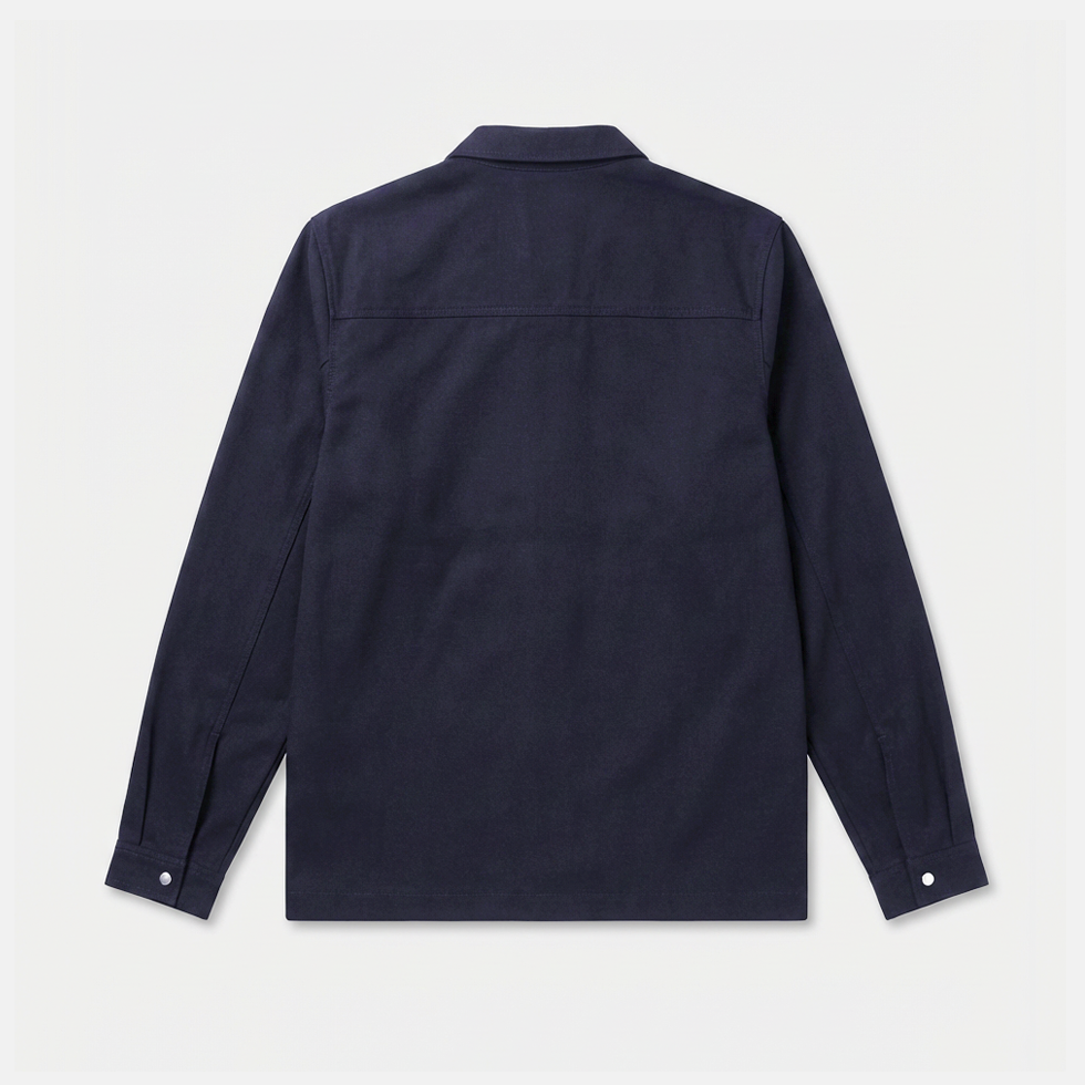 crepe overshirt