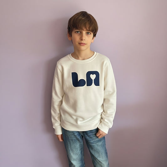 Sweat kids LA ecru