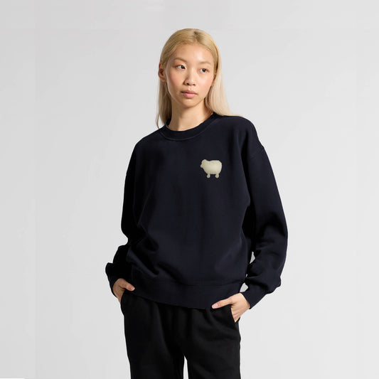 Sweat girl sheep navy