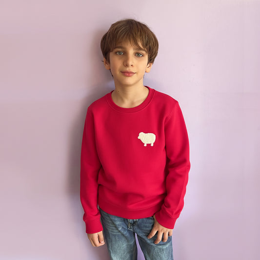 Sweat kids sheep red