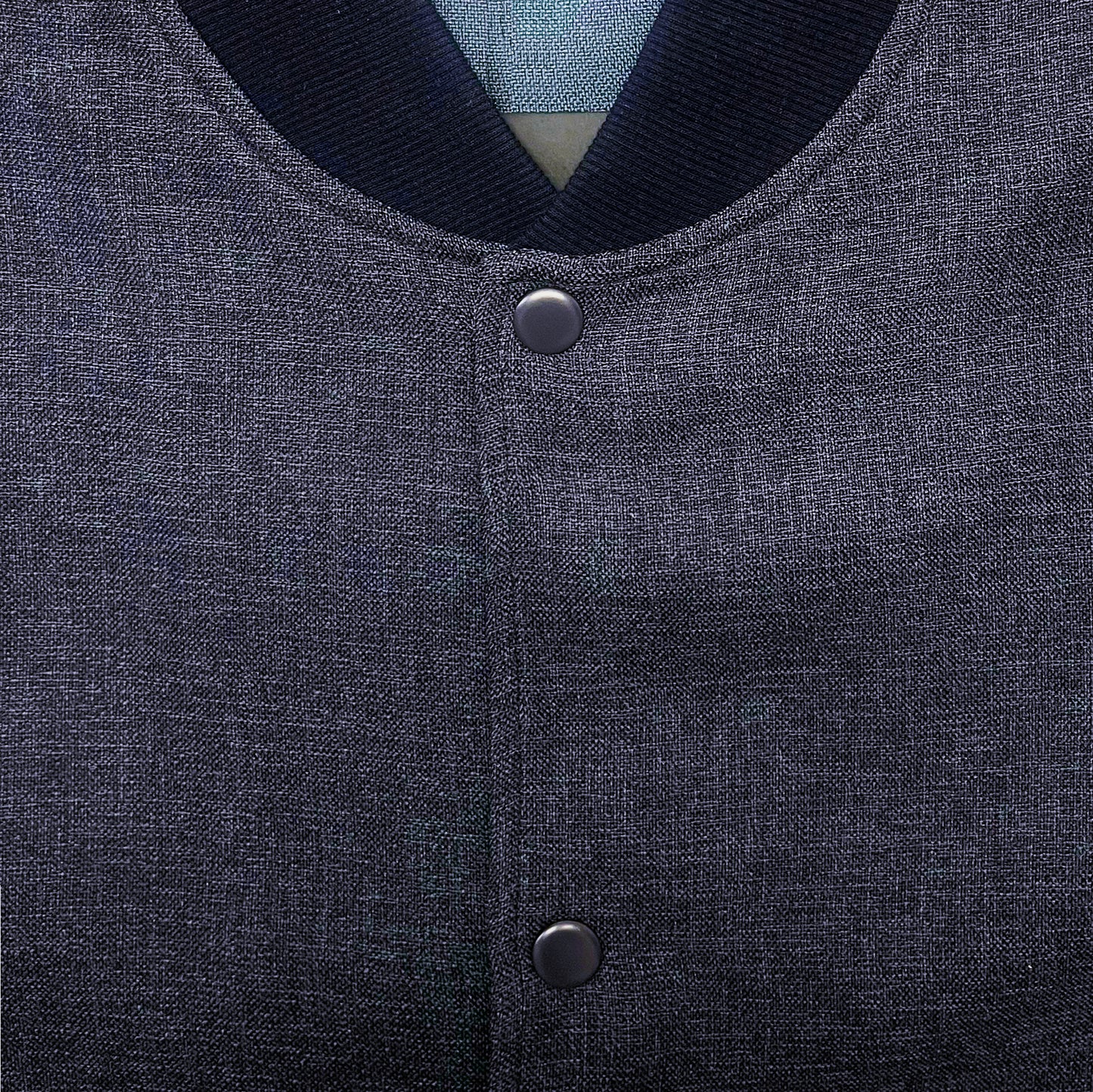 Heathered fleece jacket