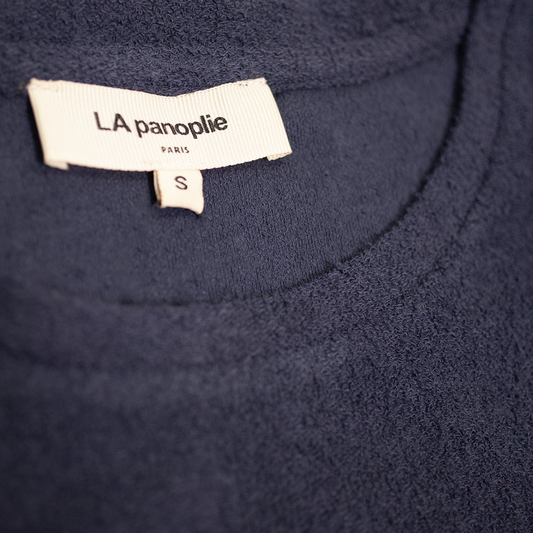 Tee bouclette navy