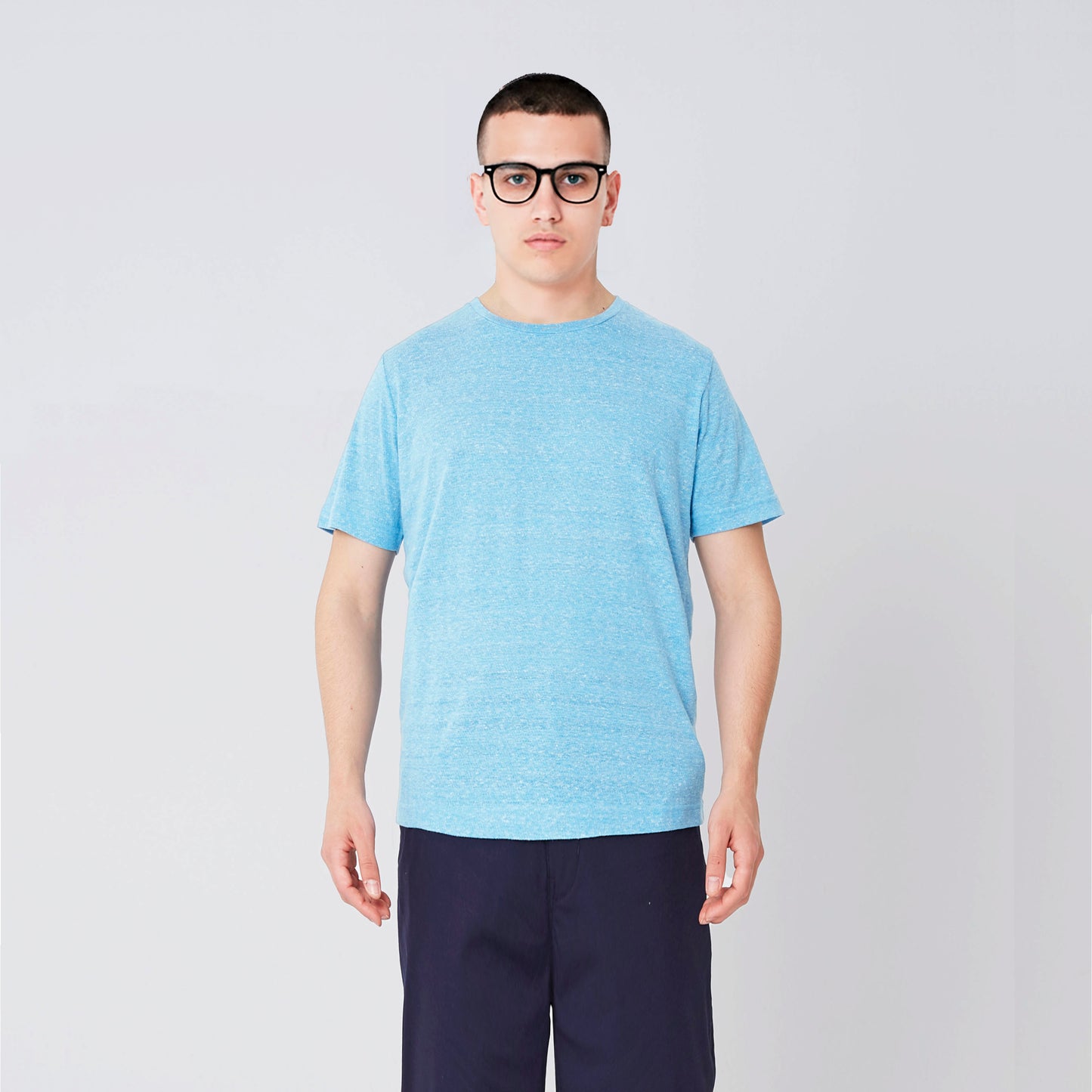 Tee chiné blu