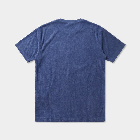 Tee éponge indigo