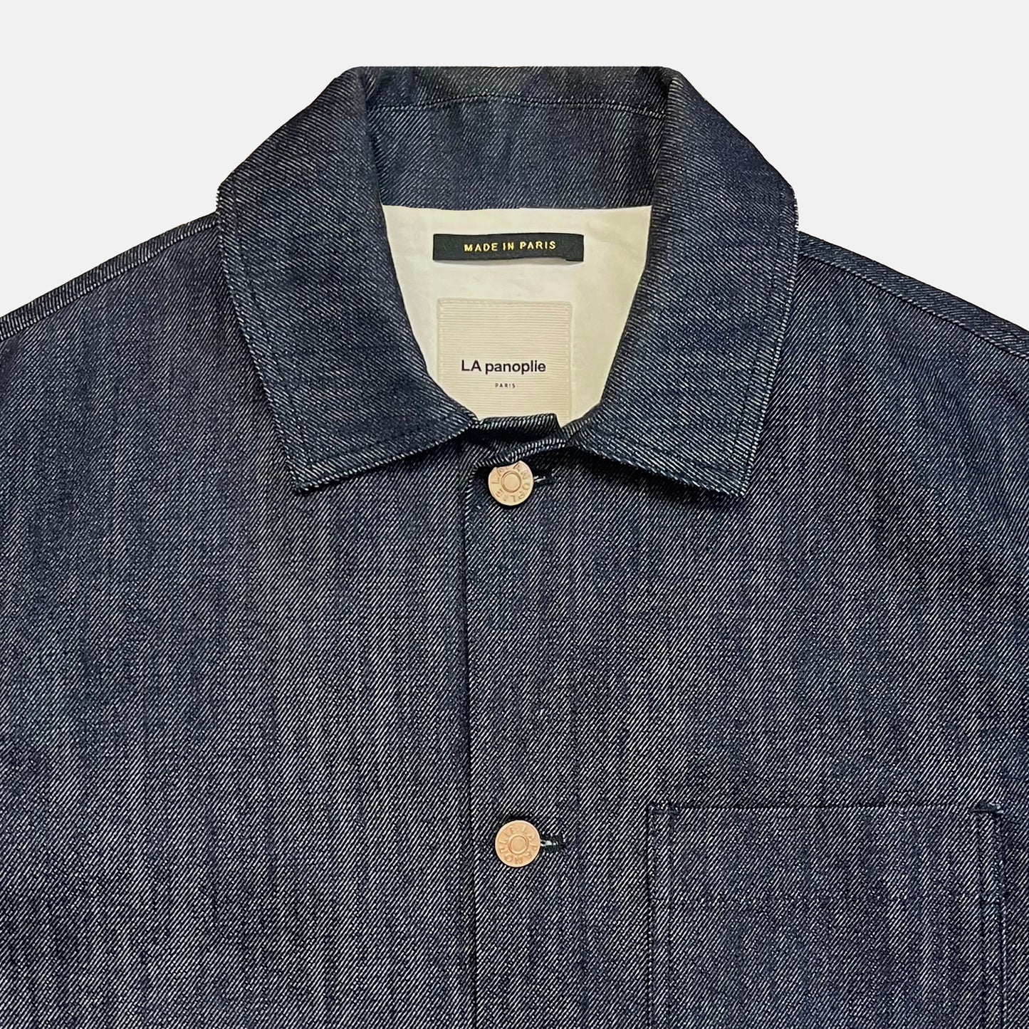 Raw denim jacket
