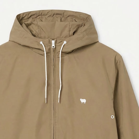 Veste de pluie beige