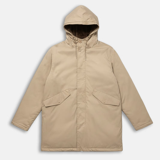 Parka coton beige