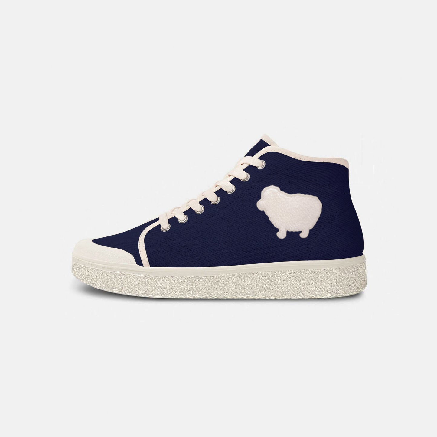 Baskets high sheep navy