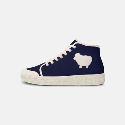 Baskets high sheep navy