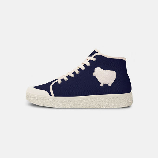 Baskets high sheep navy