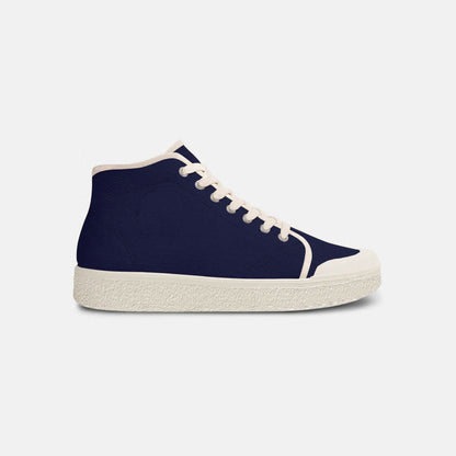 Basket high coeur navy