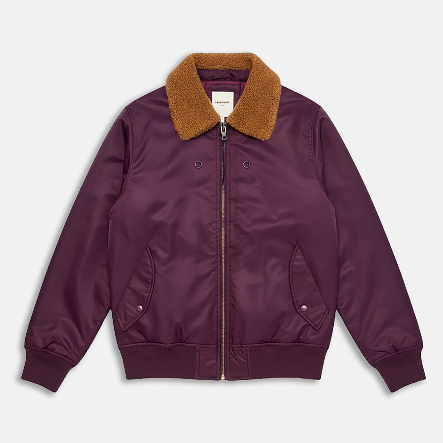 Blouson bomber bordeaux