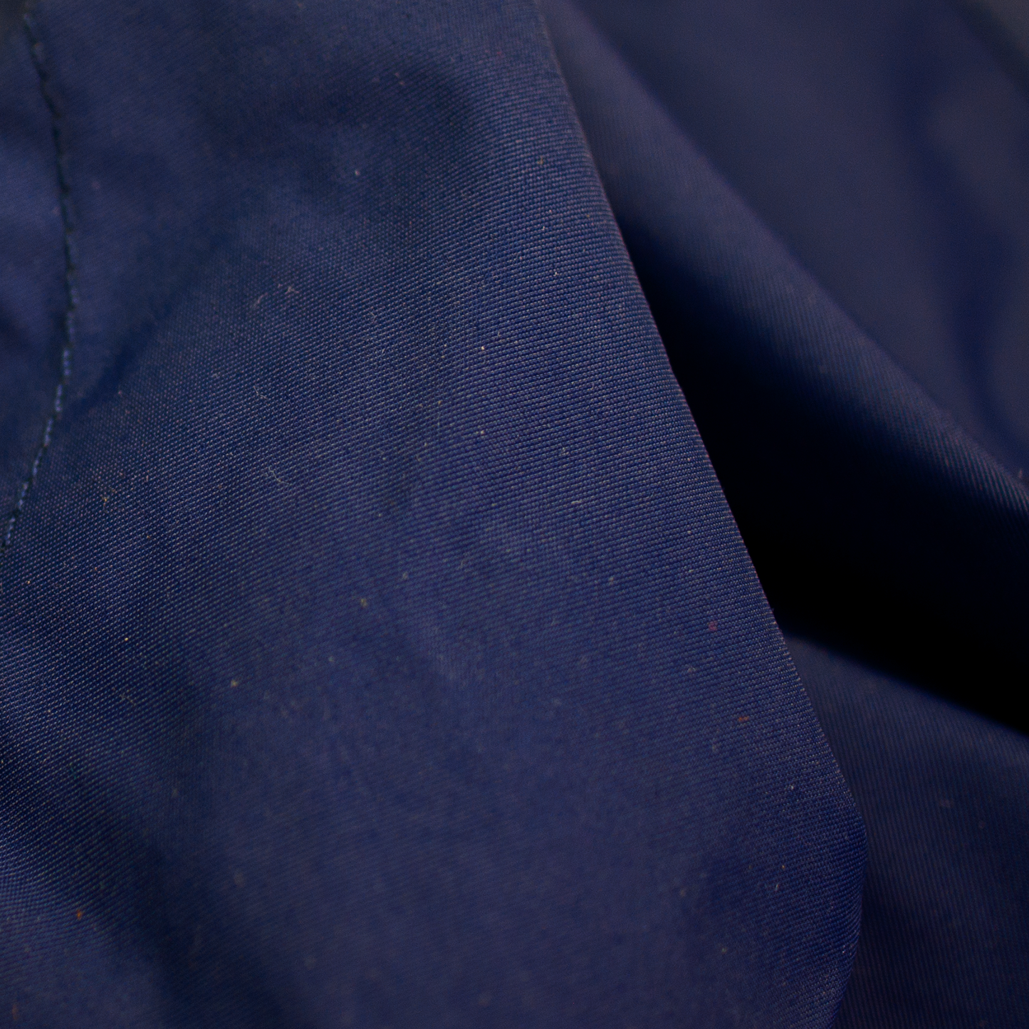 Tech ink blue nylon smock
