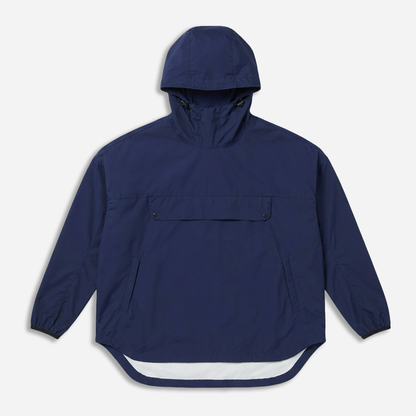 Tech ink blue nylon smock