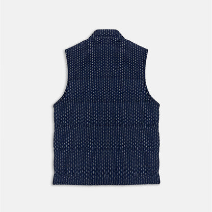 Gilet doudoune indigo