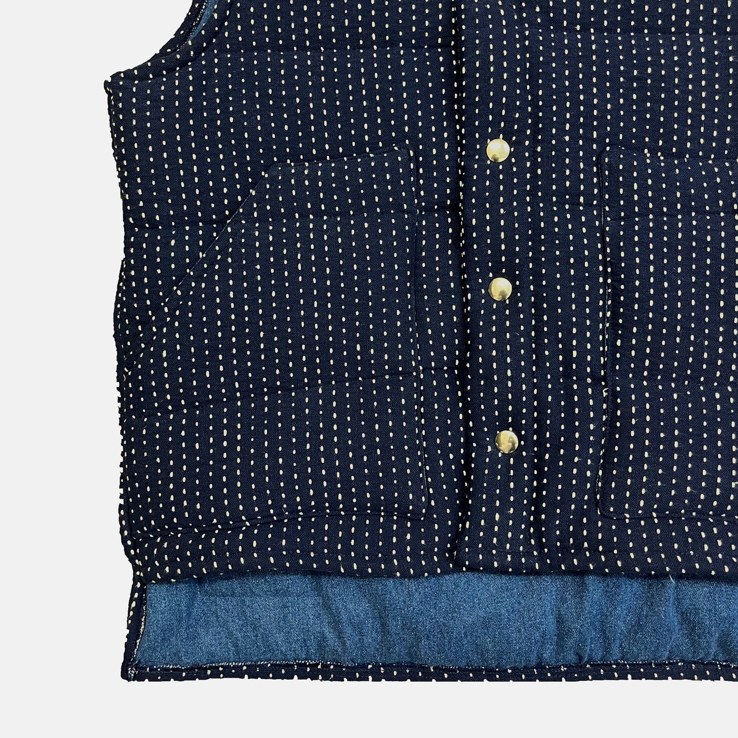 Gilet doudoune indigo