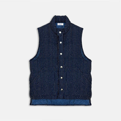 Gilet doudoune indigo
