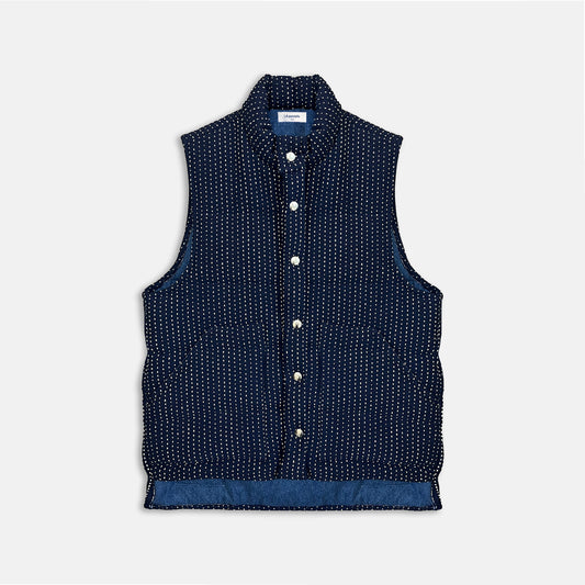 Gilet doudoune indigo