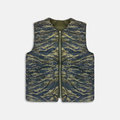 Gilet doudounne kaki