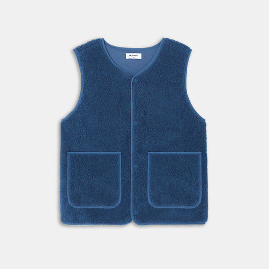 Gilet sherpa bluesy