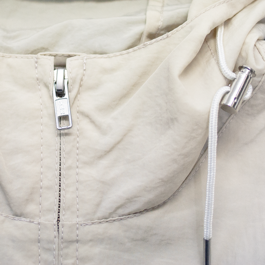 Coupe vent nylon canvas ecru
