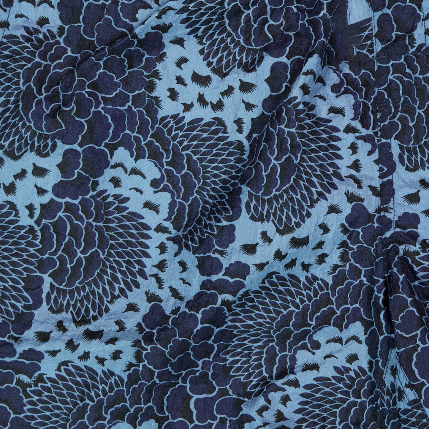 Indigo Peony Jersey