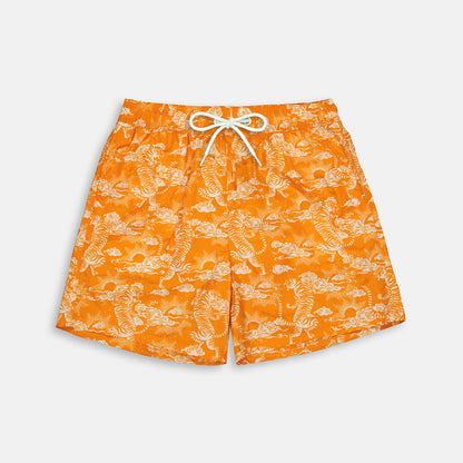 Maillot tigre orange