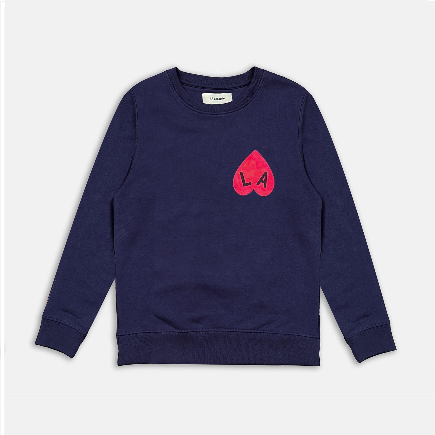 Sweat kids coeur navy