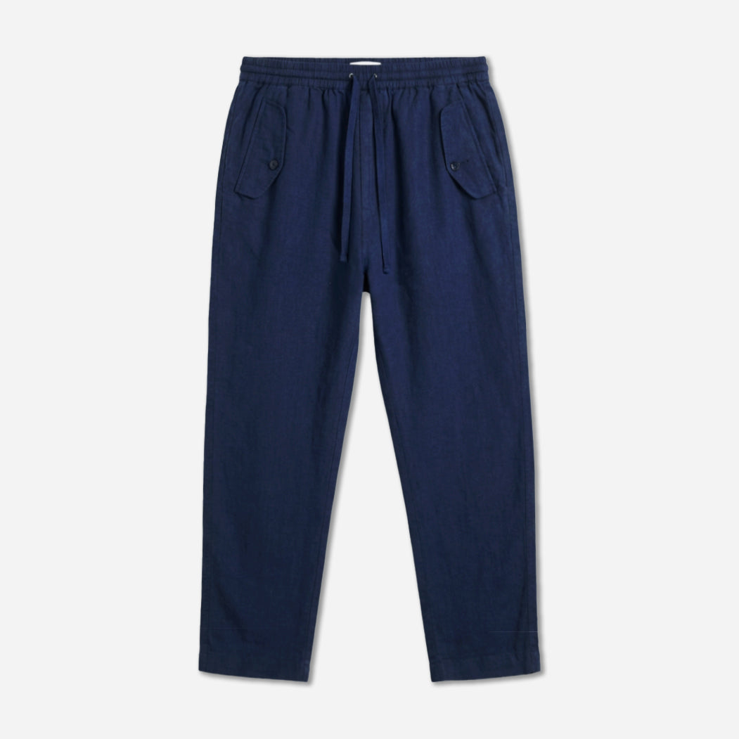 Indigo canvas pants