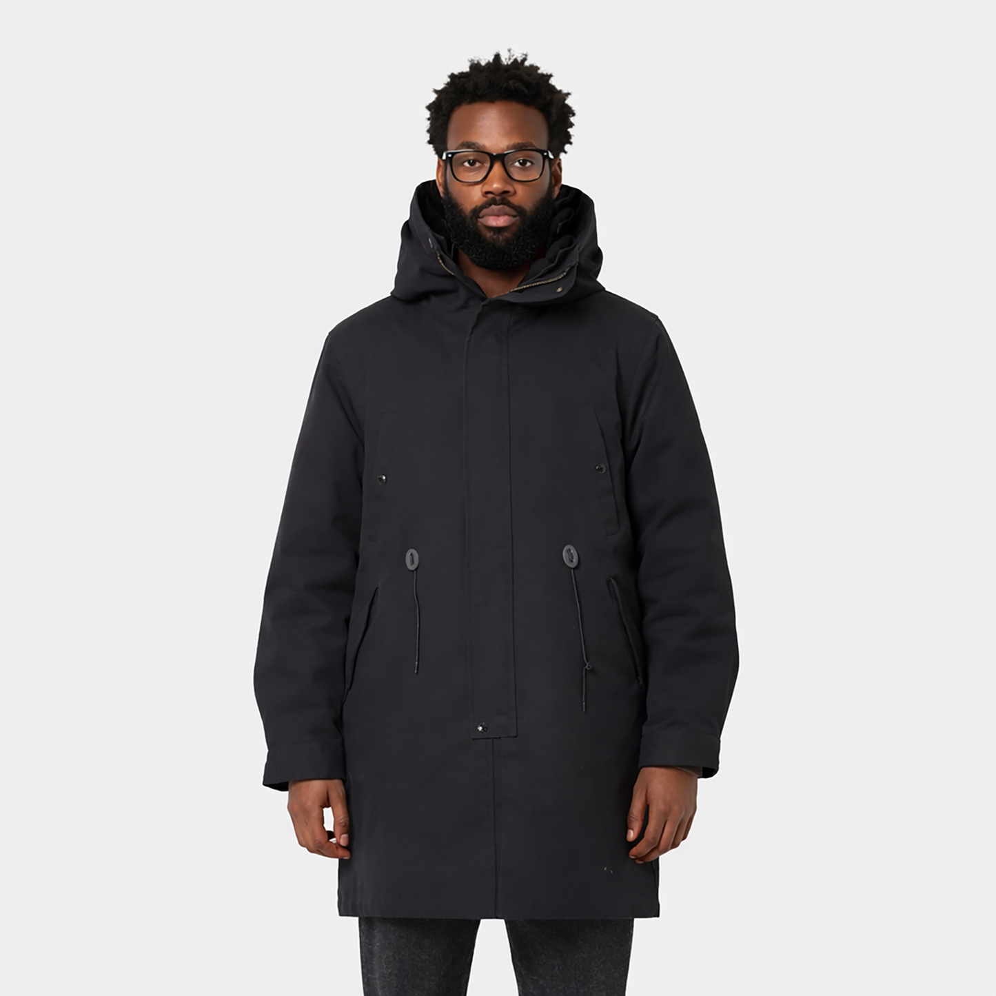 Parka coton laminé