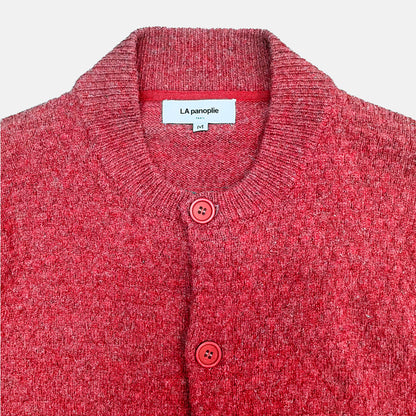 Gilet lambswool rouge