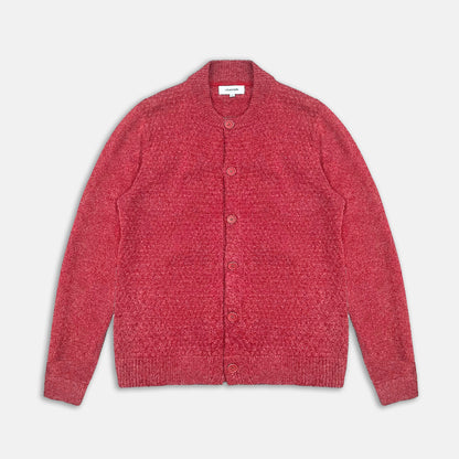 Gilet lambswool rouge