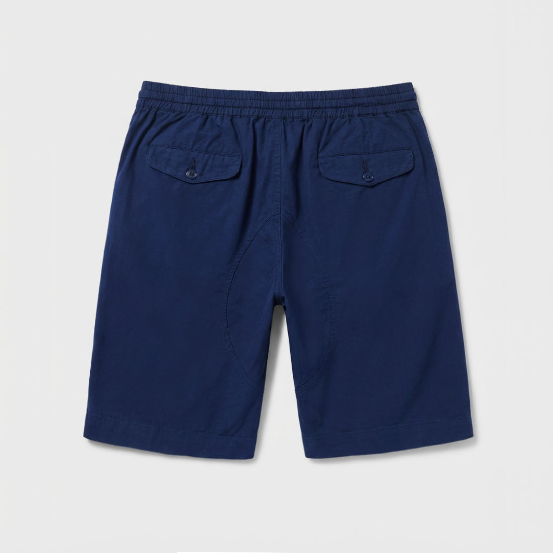 Indigo canvas Bermuda shorts