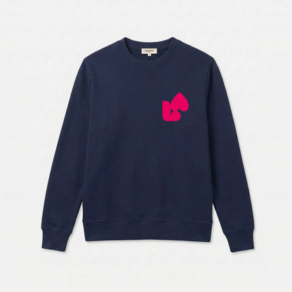 Sweat LA coeur navy