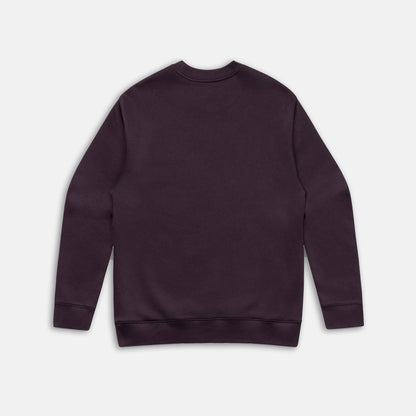 Burgundy heart sweatshirt 