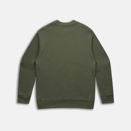 Khaki heart sweatshirt 