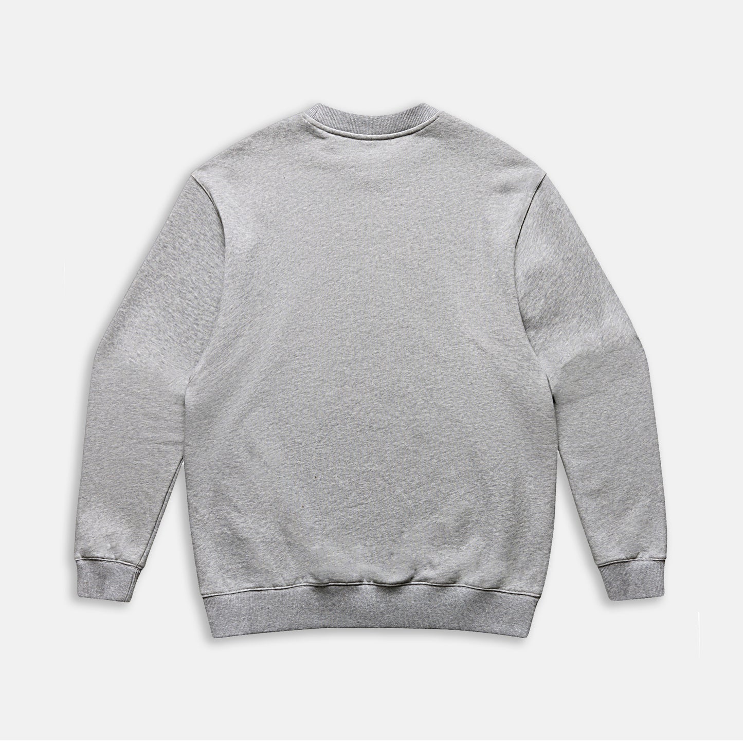 Sweat crew heavy gris chiné