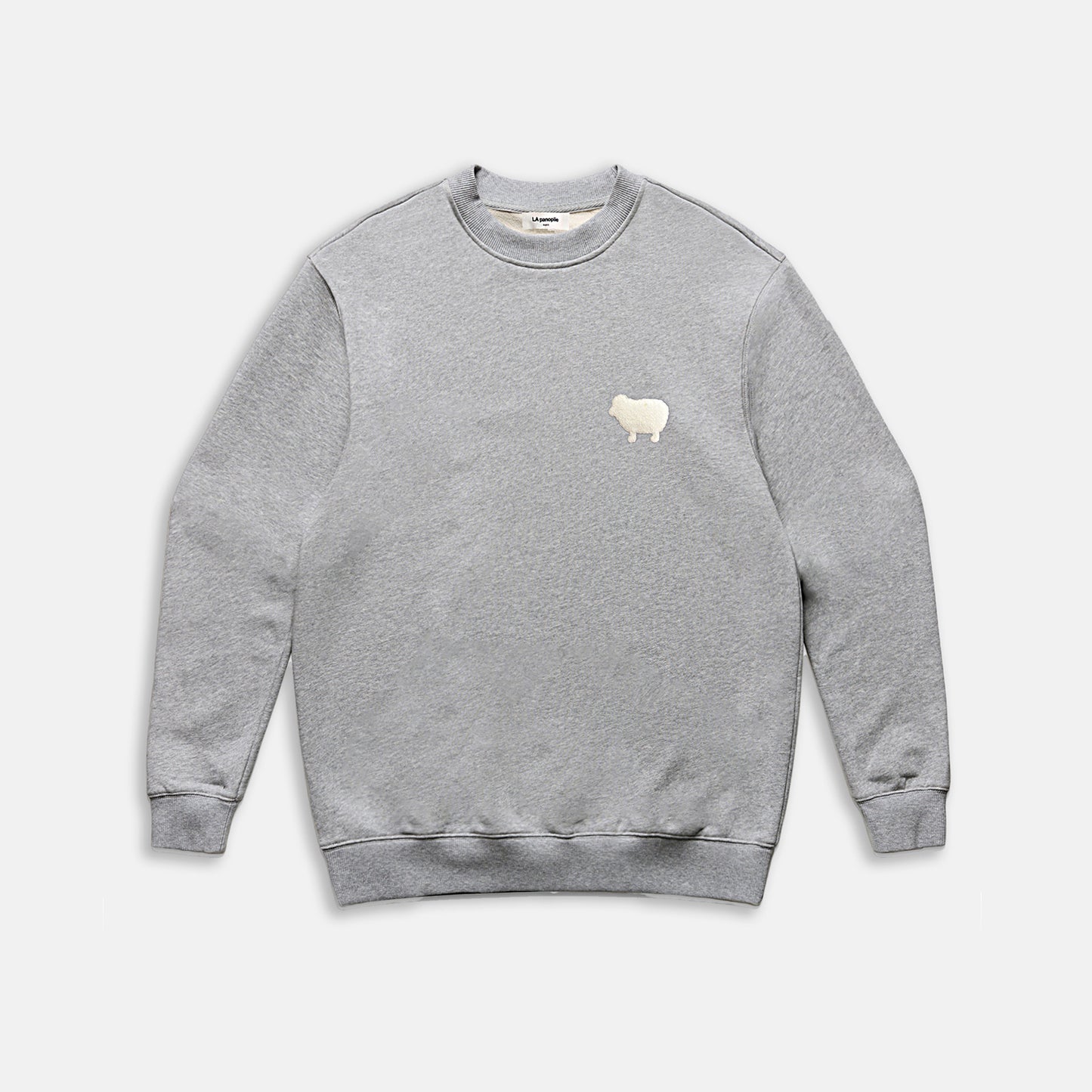 Heather grey crew neck sweatshirt