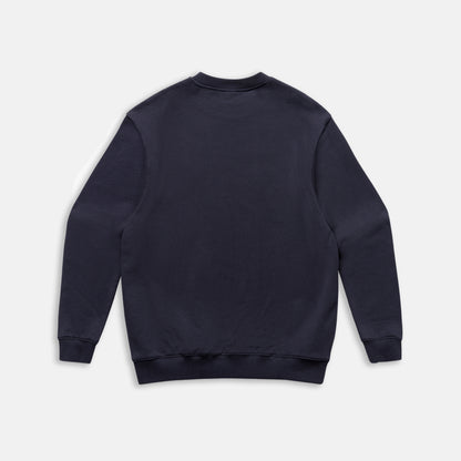 Crew neck sweatshirt, heavy navy 