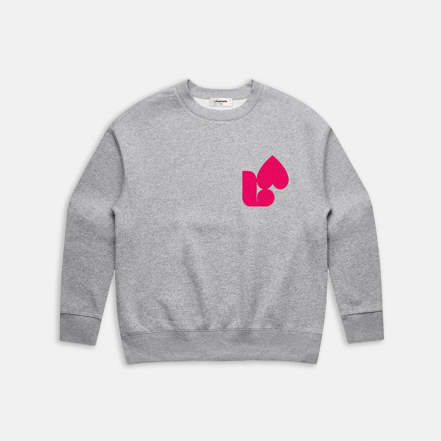 Sweatshirt girl LA grey heart