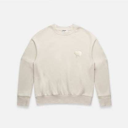 ecru sheep girl sweatshirt
