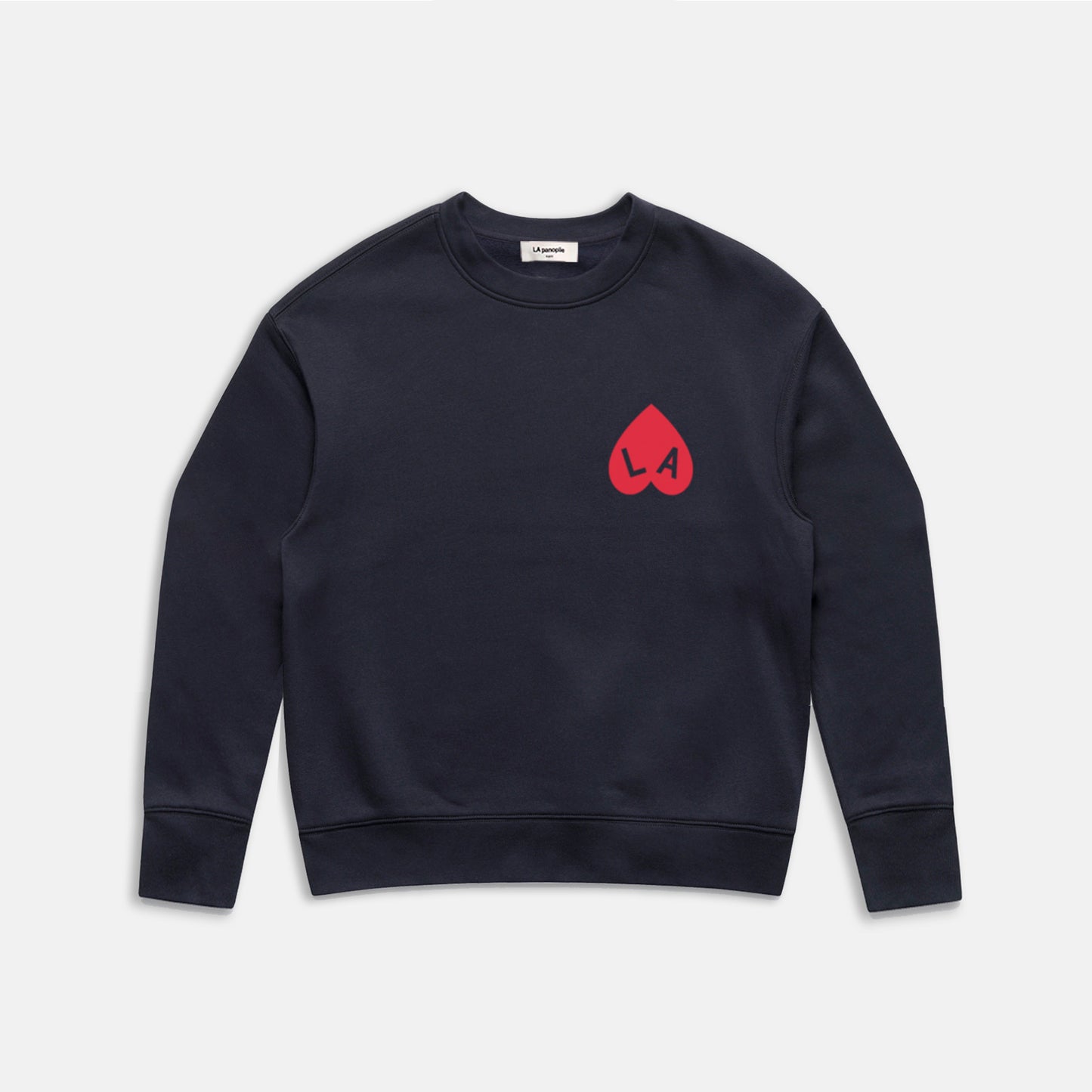 Sweat girl coeur navy