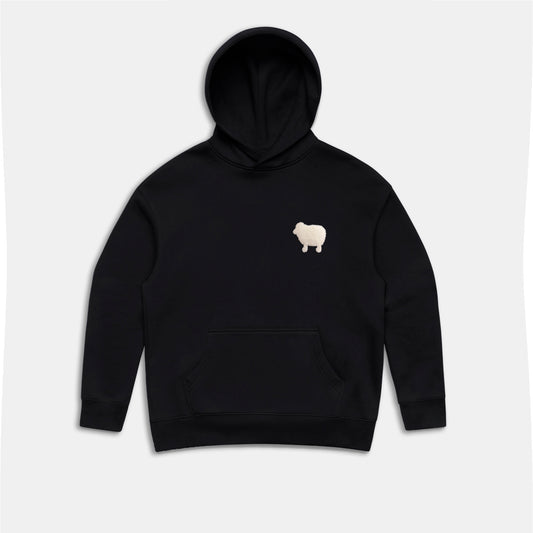 Sweat girl sheep hood noir